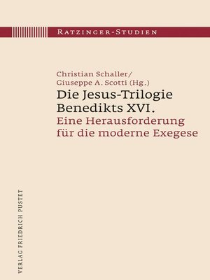 cover image of Die Jesus-Trilogie Benedikts XVI.